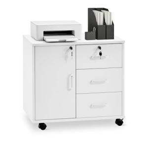 TUKAILAi Archivador Móviles con 4 Cajones y Cerradura, Arma…