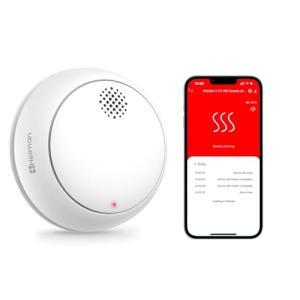 HEIMAN Detector de humo inteligente wifi, con pila de litio…