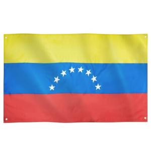 Runesol Bandera de Venezuela, 91x152cm, 3ft x 5ft, 4 Ojales…