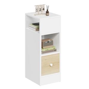 EUGAD Mesita de Noche con 2 Compartimentos y 1 Cajón, 25x30…