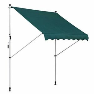 Outsunny Toldo Manual Retráctil 2x1,5 m Toldo Exterior Terr…