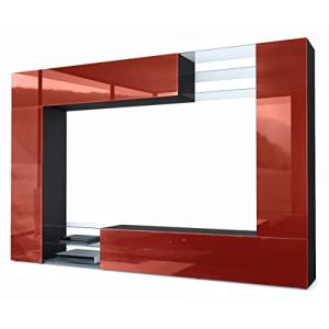 Vladon Mueble de salón Mirage, 2 Puertas, 2 Puertas abatibl…
