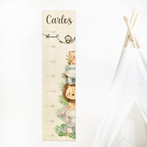 DEHOME - Medidor de Altura Infantil de Madera Personalizado…