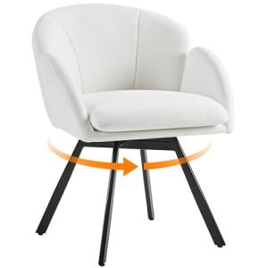 Yaheetech Silla Oficina Giratoria 360°, Sillón Escritorio e…