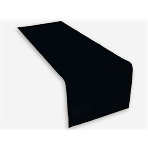 Lemos Home - Camino de Mesa de algodón, algodón, Negro, 45…