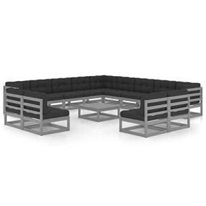 MOONAIRY Juego de Muebles de jardín 14 pzas, Muebles Jardin…
