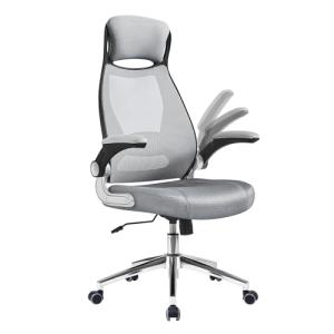 SONGMICS Silla de Oficina, Silla Giratoria, con Apoyabrazos…