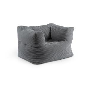 Lumaland Sillón modular – Serie de pana | Puf interior con…