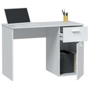 Habitdesign Mesa de Estudio con 1 Cajon y 1 Puerta, Mesa de…