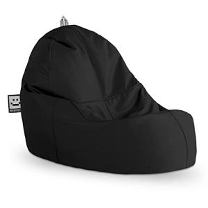 HAPPERS Puff Lounge Polipiel Exterior Negro