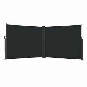 UISEBRT Doble Toldo Lateral Retractil Exterior para Balcón,…