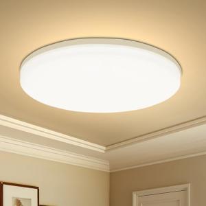 Yafido LED Lámpara de Techo Moderna 48W Plafón Led Redonda…