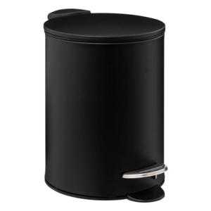5five - Papelera metálica Soft Close 3l colorama Negra