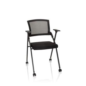 hjh OFFICE 660946 Silla Plegable Priority II Tela y Malla N…