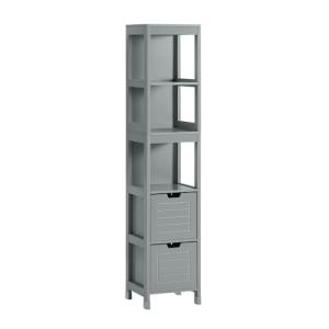 SoBuy Mueble Columna de Baño Armario para Baño con 3 estant…