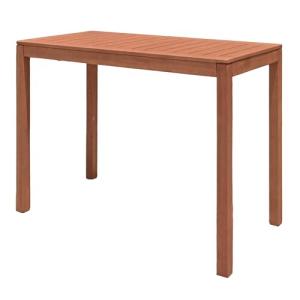 Mesa alta de jardín de eucalipto, barnizada, soporta hasta…
