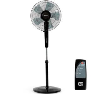 Grunkel Ventilador de pie programable 16" con 3 velocidades…