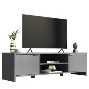 Madesa Mueble TV, Mesa Moderna para Salón y Dormitorio con…