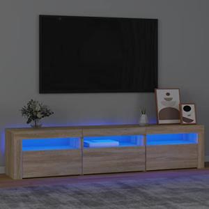 Mueble de TV LED, banco de TV con luces LED soporte de TV a…