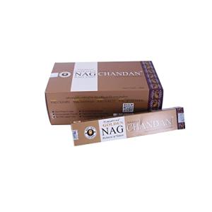 Varillas de incienso Golden Nag Chandan 180g aroma a madera…