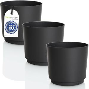 idea-station Mata - Juego de 3 macetas de 14,5 cm – 1,8 lit…