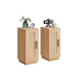 OCTTZ Juego de 2 Mesitas de Noche Estrecha, Mesita Auxiliar…