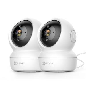 EZVIZ C6N (2-Pack) Cámaras Vigilancia WiFi Interior 360º, 1…