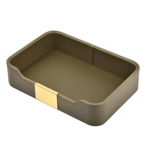 Lujosa Bandeja de Piel para Escritorio,Plateau de Rangement…