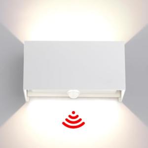 LED 25W Aplique de Pared Exterior Interior con Sensor Movim…