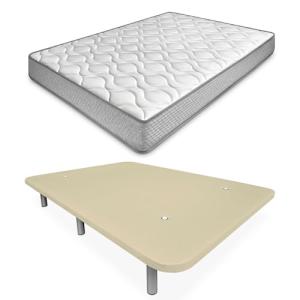 amuéblate online - Cama Completa con Colchón Carla Reversib…
