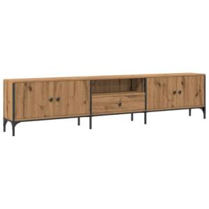 vidaXL Mueble TV cajón Madera ingeniería Roble Artesanal 20…