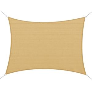 Outsunny Toldo Vela de Sombra Rectangular 4x6 m Toldo de Te…
