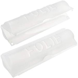 COM-FOUR® 2x Cortador de papel de aluminio - Dispensador de…