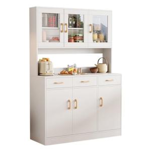 IGTOPS Armario de cocina, armario de cocina de 170 cm, arma…