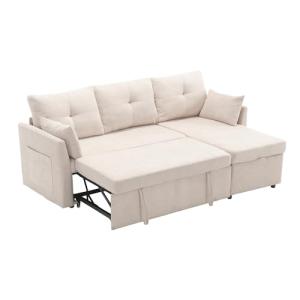 Sofá Cama Modular Esquinero en L con Chaise Longue Reversib…