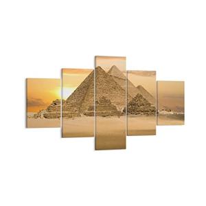 Lienzos decorativos Pirámide egipto desierto Cuadro Sobre L…
