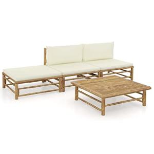 MOONAIRY Set de Muebles de jardín 4 Piezas, Muebles Jardin…