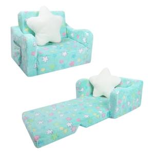 Sofás Plegables para Niños Sillón con Almohada Estelar 2 en…
