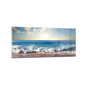 Decoracion Salon mar orilla agua Vidrios decorativos 120x50…