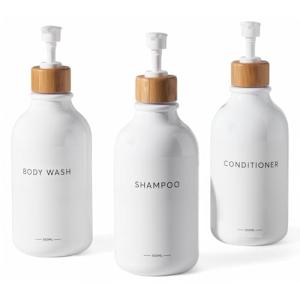Pack 3 Dispensadores de Jabón Líquido 500 ml Blanco | Dosif…