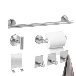 YUNYODA Toalleros de Baño, 7PCS Accesorios Baño Inoxidable…