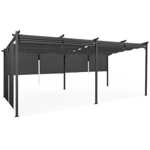 IDMarket - Pergola edición especial techo retráctil 3 x 6 m…