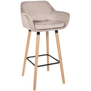 CLP Taburete de Bar Grant con Funda de Terciopelo I Taburet…