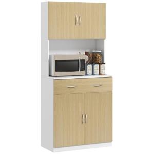 HOMCOM Alacena de Cocina Armario de Cocina Mueble Auxiliar…