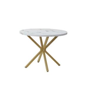 BenyLed Mesa de comedor redonda con patas robustas en forma…