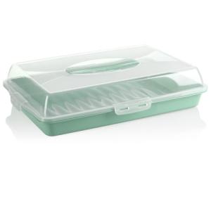 com-four® Recipiente para pasteles - Caja de transporte par…