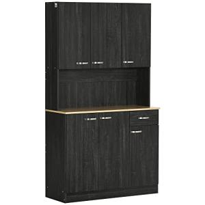HOMCOM Alacena de Cocina Mueble Auxiliar de Cocina Alta con…