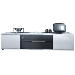 Vladon TV lowboard Linio V2, Mesa TV con 2 Puertas y 2 cajo…