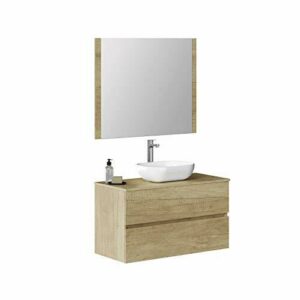 Baikal Mueble de Baño Onyx, 2 cajones, suspendido en Pared,…