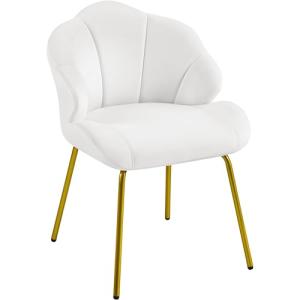 Yaheetech Moderno Velvet Silla en Forma de Concha con Piern…